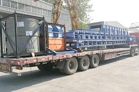 apron feeder deliver