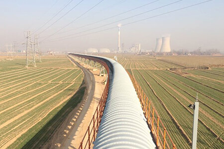 Project name: Overland belt conveyor is used to transport coal for coal-fired power plant