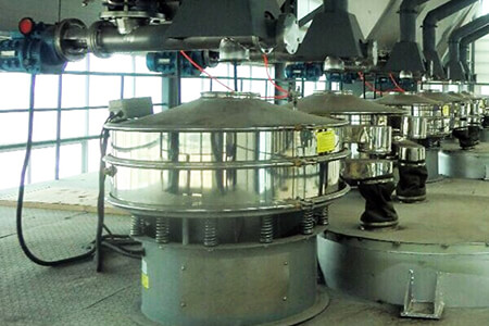 vibratory separator for food industry