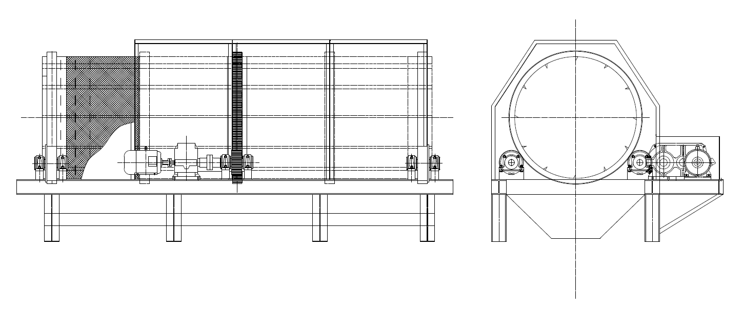 trommel screen  structure